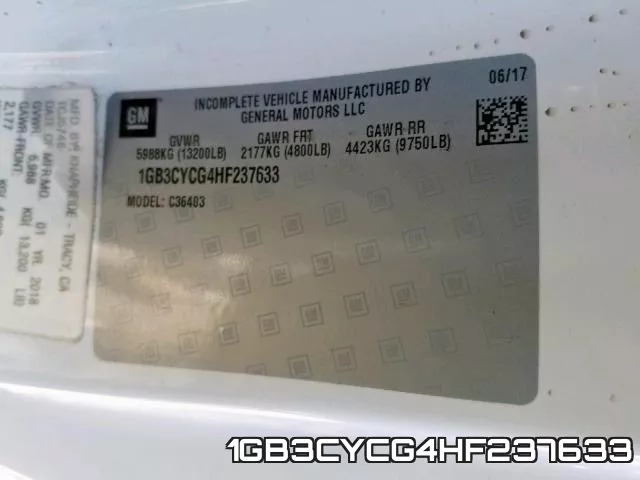 1GB3CYCG4HF237633 фото 2