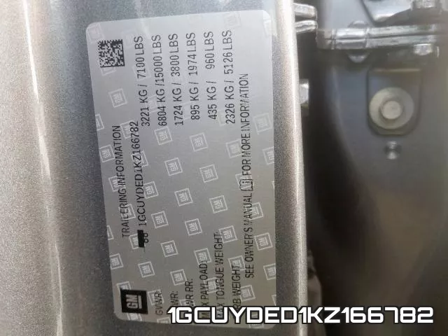 1GCUYDED1KZ166782 фото 2