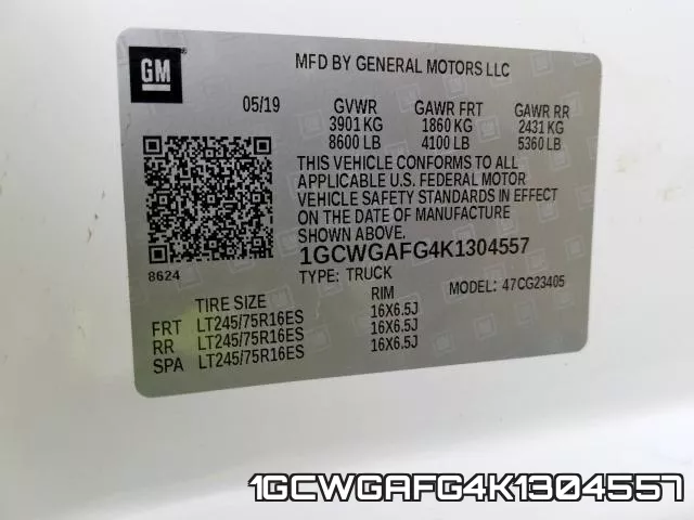 1GCWGAFG4K1304557 фото 2