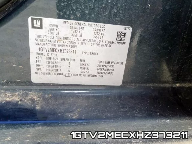 1GTV2MECXHZ373211 фото 2