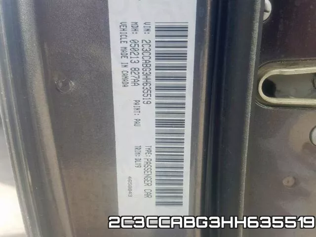 2C3CCABG3HH635519 фото 2