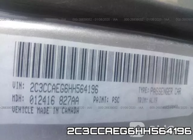 2C3CCAEG6HH564196 фото 10