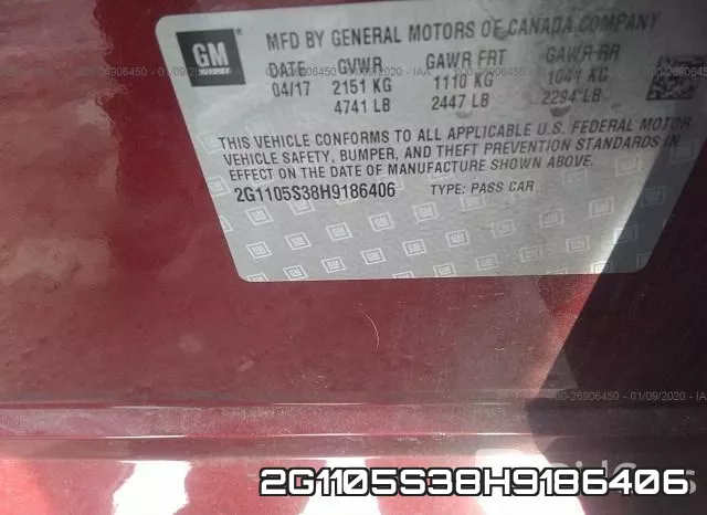 2G1105S38H9186406 фото 10