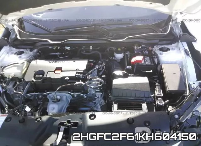 2HGFC2F61KH604150 фото 2