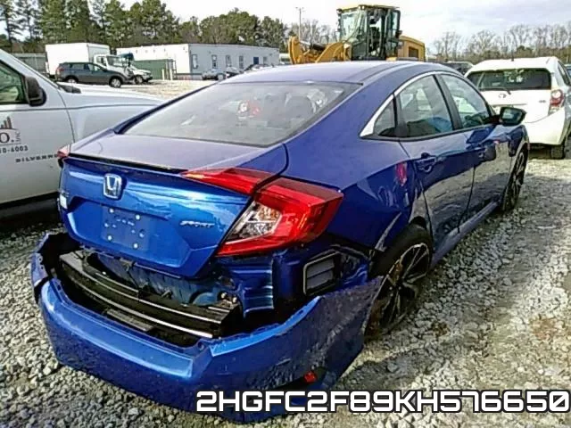 2HGFC2F89KH576650 фото 5