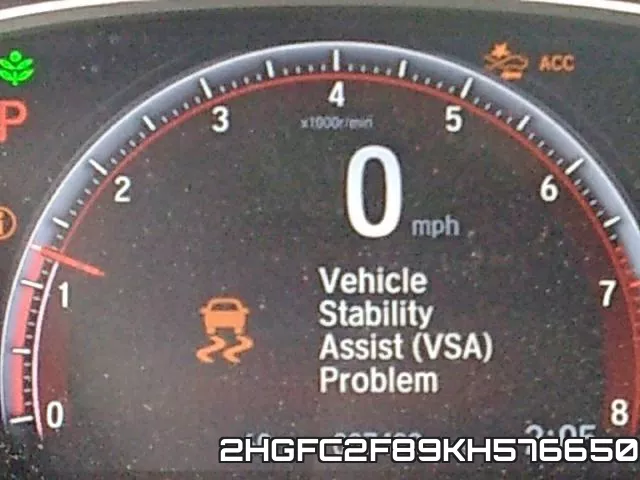 2HGFC2F89KH576650 фото 9