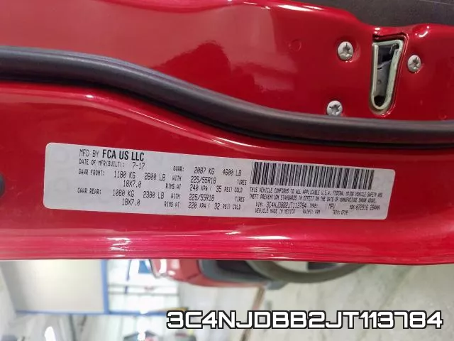 3C4NJDBB2JT113784 фото 2