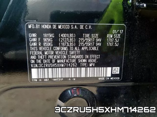 3CZRU5H5XHM714262 фото 2