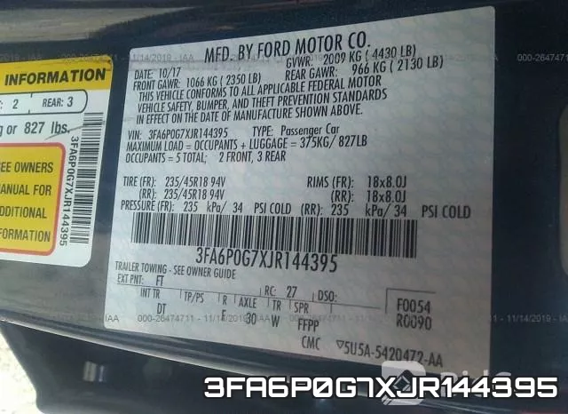 3FA6P0G7XJR144395 фото 10