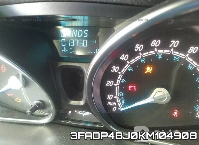 3FADP4BJ0KM104908 фото 8