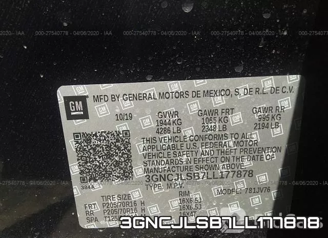 3GNCJLSB7LL177878 фото 10
