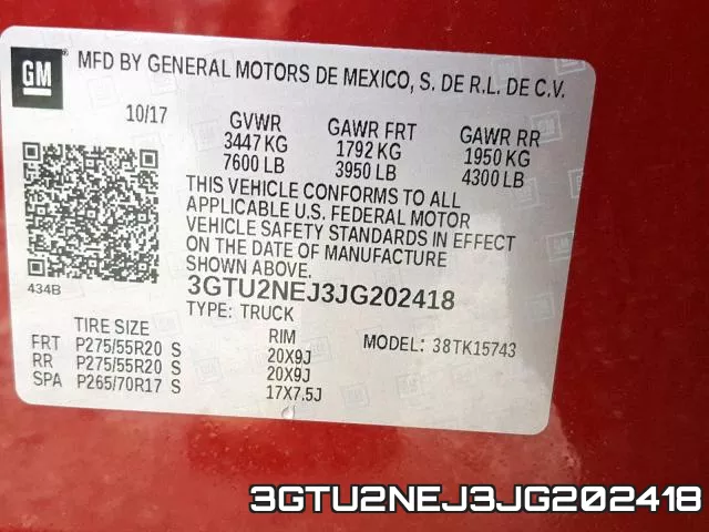 3GTU2NEJ3JG202418 фото 2