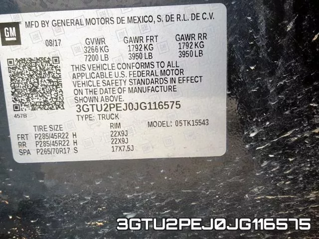 3GTU2PEJ0JG116575 фото 2
