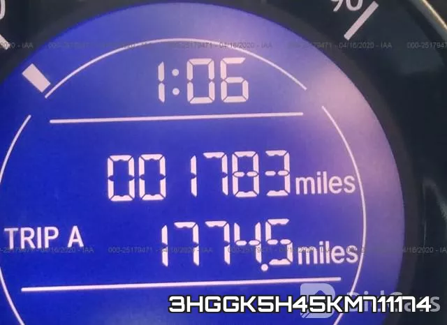 3HGGK5H45KM711174 фото 8