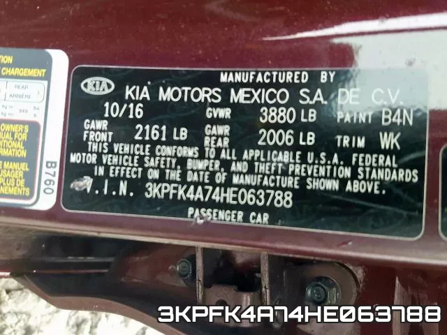 3KPFK4A74HE063788 фото 2