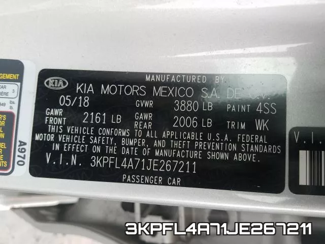 3KPFL4A71JE267211 фото 2
