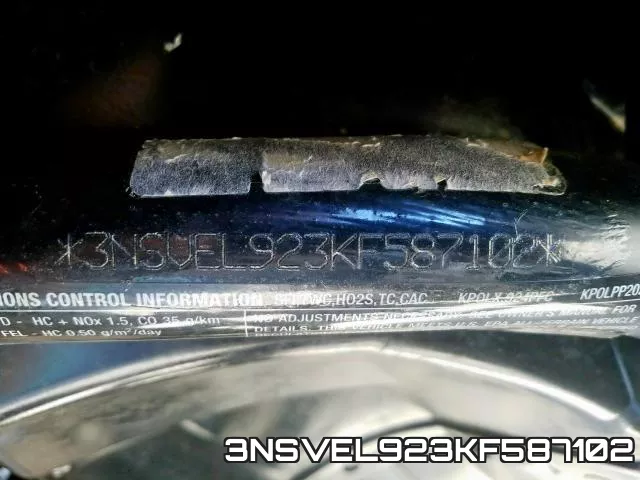 3NSVEL923KF587102 фото 2