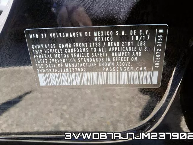 3VWDB7AJ7JM237902 фото 2