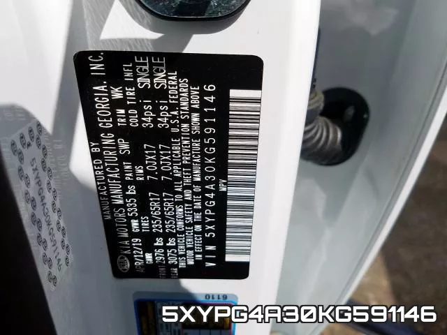 5XYPG4A30KG591146 фото 2