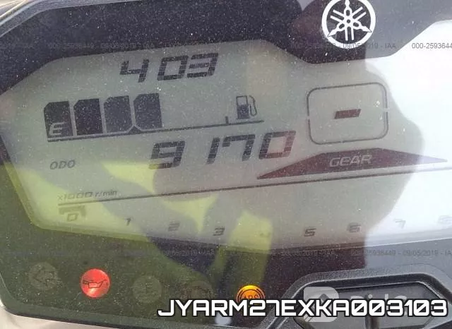 JYARM27EXKA003103 фото 8