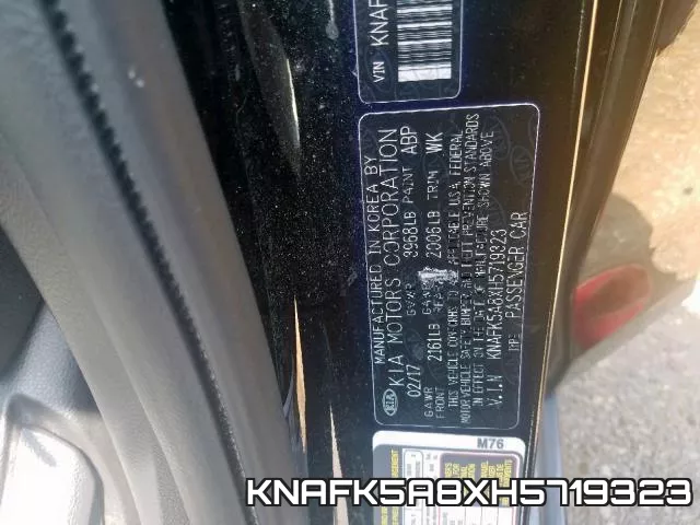 KNAFK5A8XH5719323 фото 2