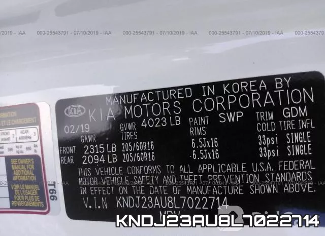 KNDJ23AU8L7022714 фото 10
