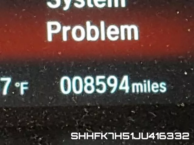 SHHFK7H51JU416332 фото 9