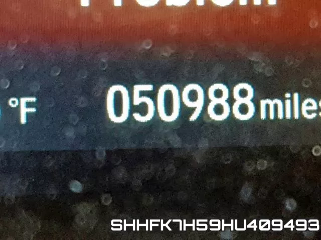 SHHFK7H59HU409493 фото 9