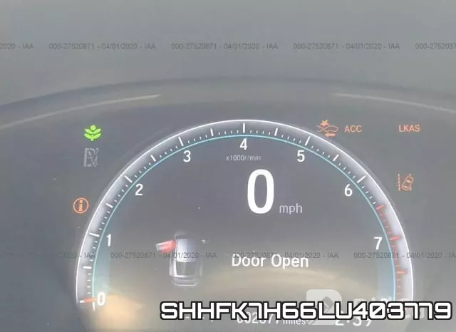 SHHFK7H66LU403779 фото 8