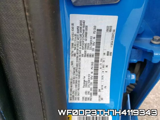 WF0DP3TH7H4119343 фото 2