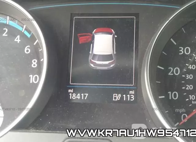 WVWKR7AU1HW954712 фото 8