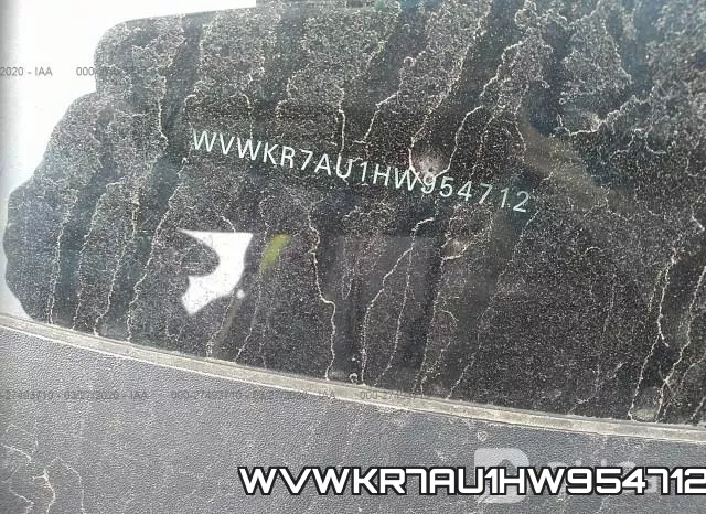 WVWKR7AU1HW954712 фото 10