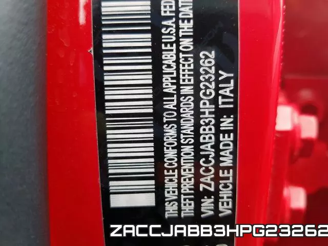 ZACCJABB3HPG23262 фото 2