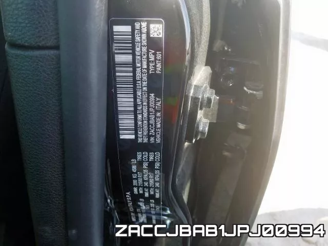 ZACCJBAB1JPJ00994 фото 2