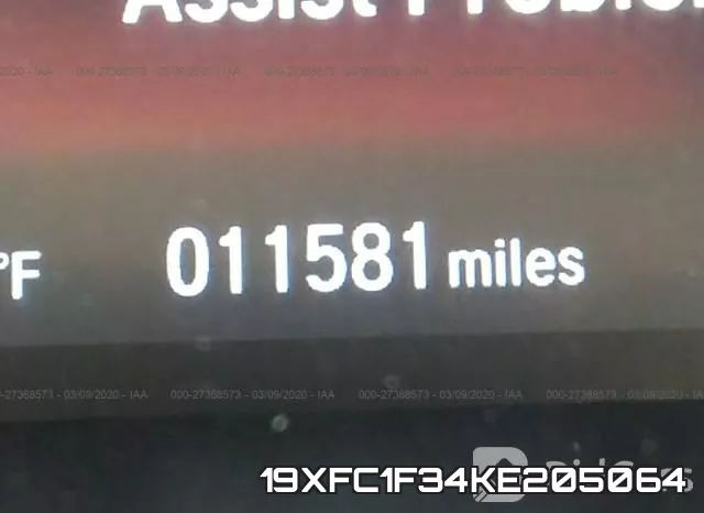 19XFC1F34KE205064 фото 8