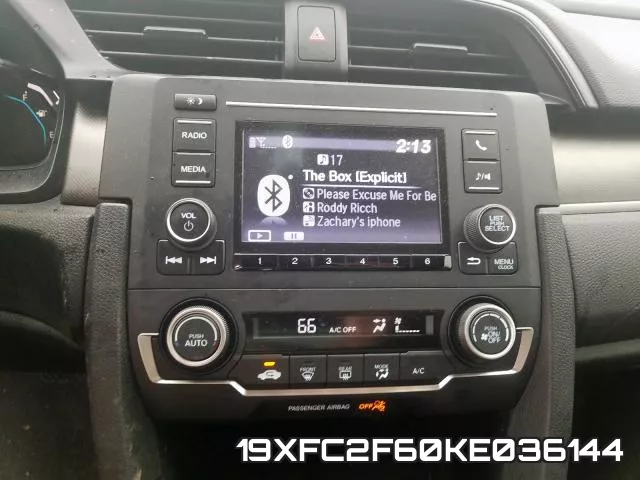 19XFC2F60KE036144 фото 10