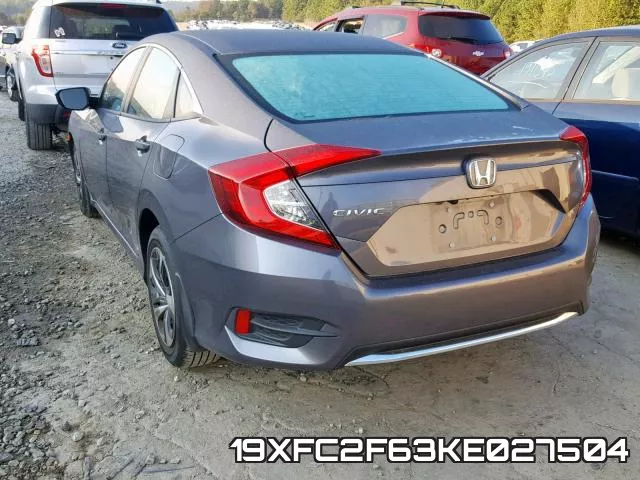19XFC2F63KE027504 фото 4