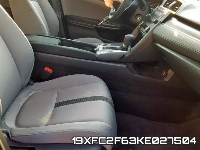 19XFC2F63KE027504 фото 6