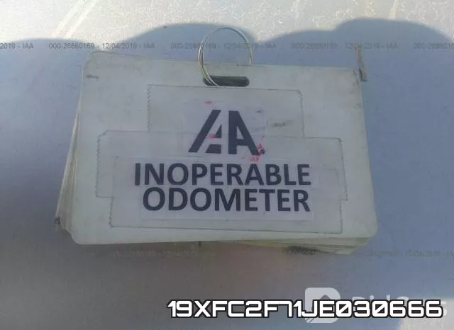 19XFC2F71JE030666 фото 8