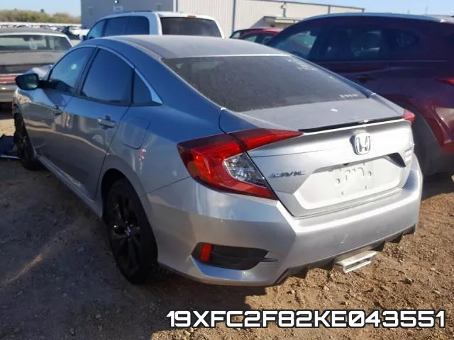 19XFC2F82KE043551 фото 4