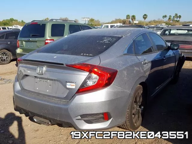 19XFC2F82KE043551 фото 5