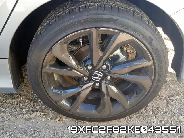 19XFC2F82KE043551 фото 10