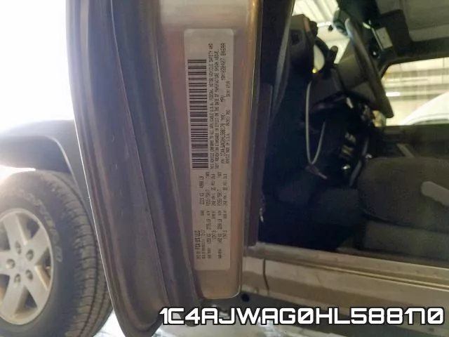 1C4AJWAG0HL588170 фото 2