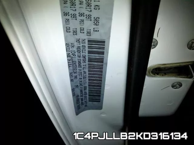 1C4PJLLB2KD316134 фото 2