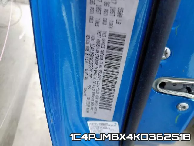 1C4PJMBX4KD362518 фото 2