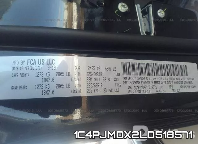 1C4PJMDX2LD518571 фото 10