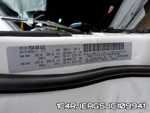 1C4RJEAG5JC109941 фото 2