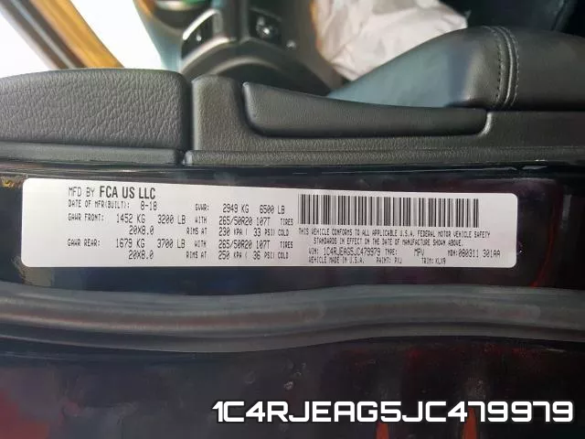 1C4RJEAG5JC479979 фото 2
