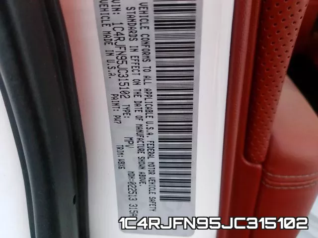 1C4RJFN95JC315102 фото 2