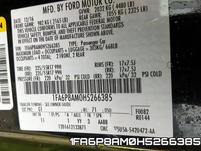 1FA6P8AM0H5266385 фото 2